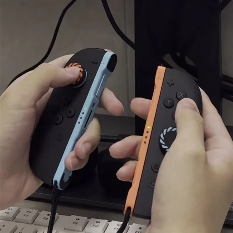 AA60-For Switch2 Joycon غطاء سيليكون غطاء عصا التحكم لنينتندو سويتش 2 غطاء الفطر غطاء رأس واقي غير قابل للانزلاق