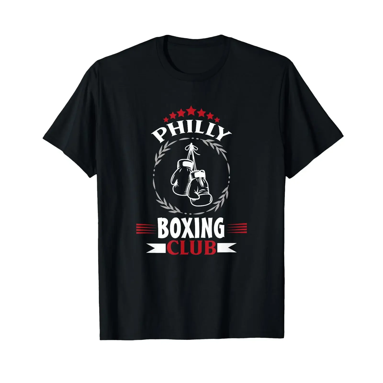 Philly Boxing Club vintage distressed Boxer T Shirt vintage Washed streetwear homme Casual designer clothes Unisex graphic