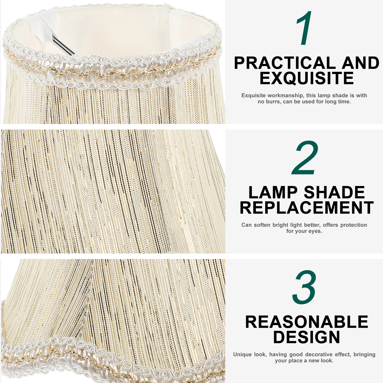 Lamp Shade Replacement Modern Minimalist Light Diffuser For Eye Protection Decorative Lampshade For Table Desk Floor Wall