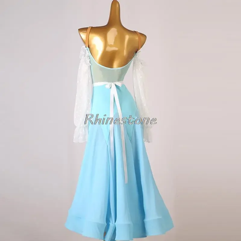 Sling Modern Performance Competition National Standard Dance Big Swing Dress Social Art Examination Dress Class New Style