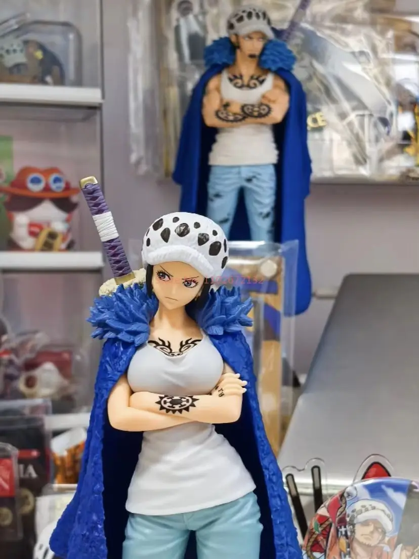Bandai One Piece Trafalgar D Law Action Figure PVC Model Statue Collectible Toy Doll Decorations for Fans Gifts