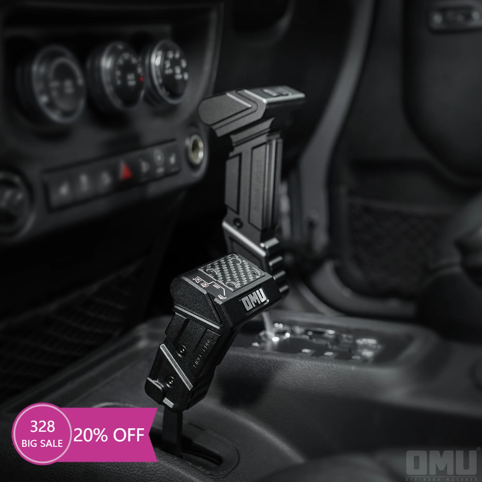 

Lantsun for jeep for wrangler Jk 12-17 Shift Lever Kit Car Accessories OMU012 Gear Shift Knob