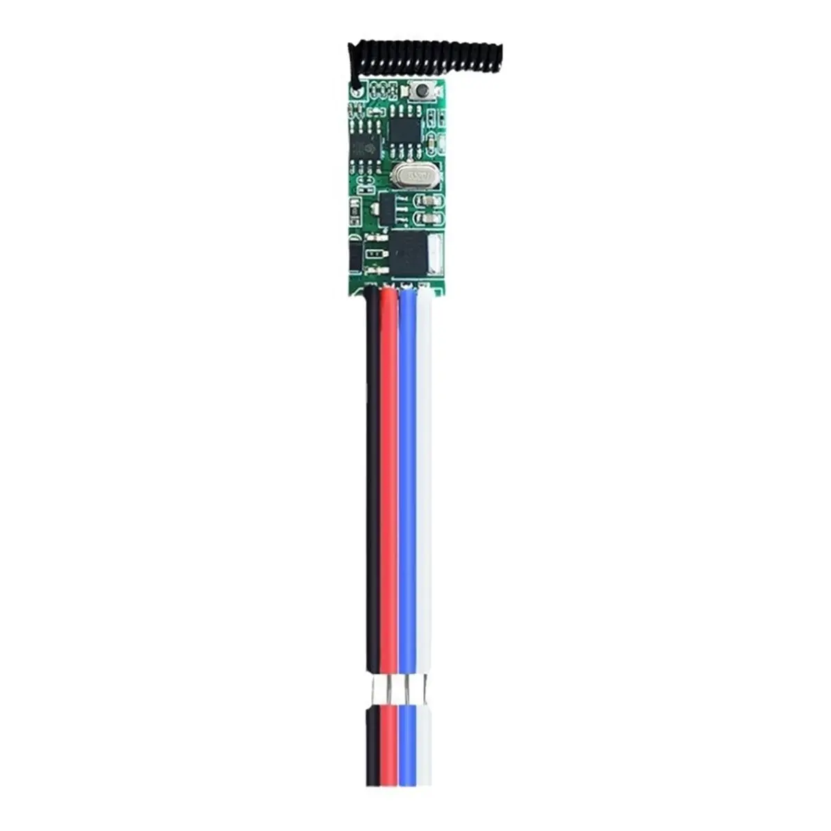ABJS 433MHz Wireless Remote Control Switch 2 Way 1 Channel DC 5V-24V 2A Mini Receiver for Lamps LED Lights Fans Etc 2 Way
