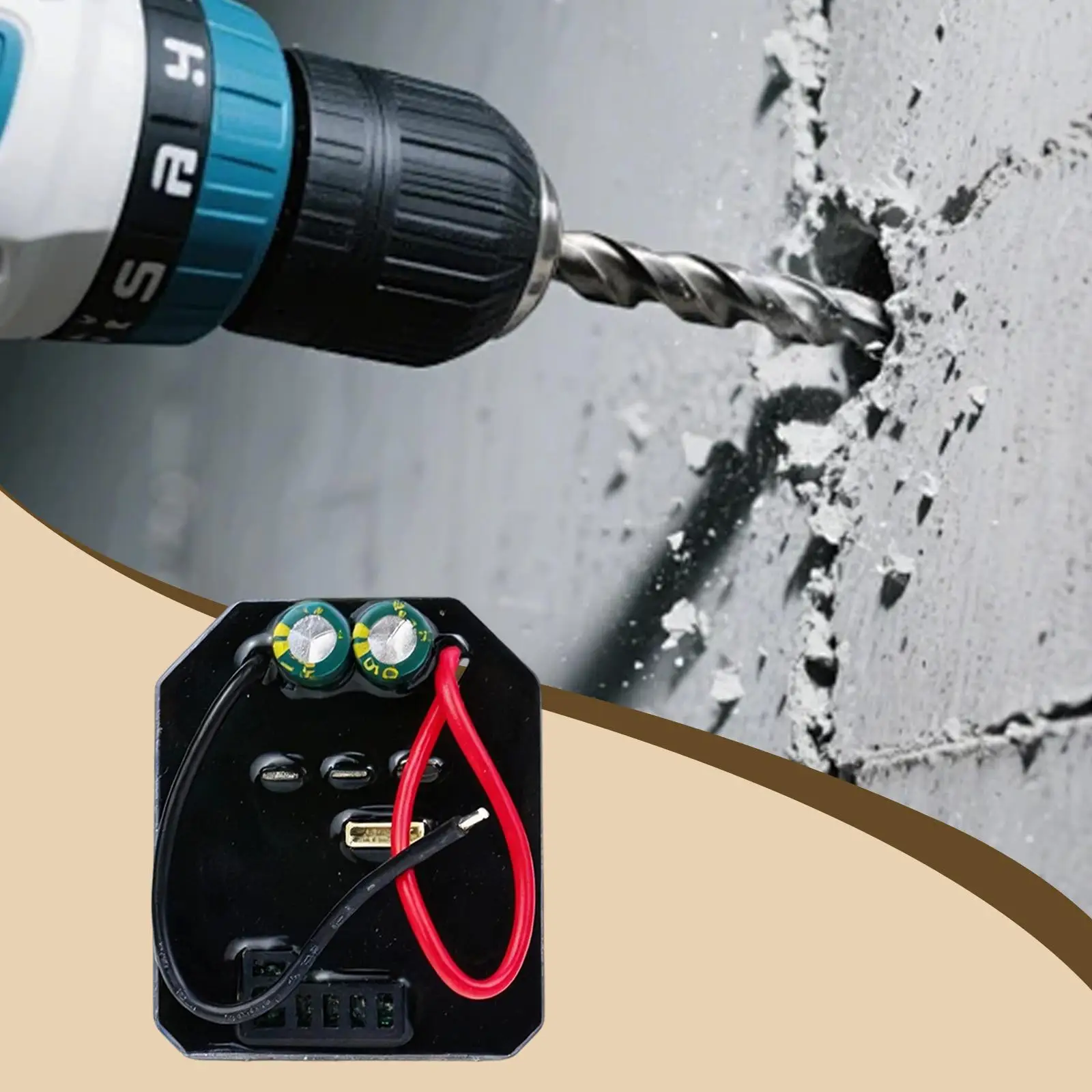 

Бесщеточная плата управления для электродрели, высоконадежная, для тяжелых условий эксплуатации, профессиональная, 21В