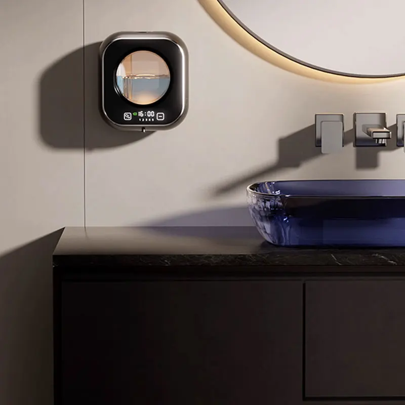 

foam wall mounted rechargeable mobile phone Automatic induction hand washing liquid machine detergent machine intelligent foam