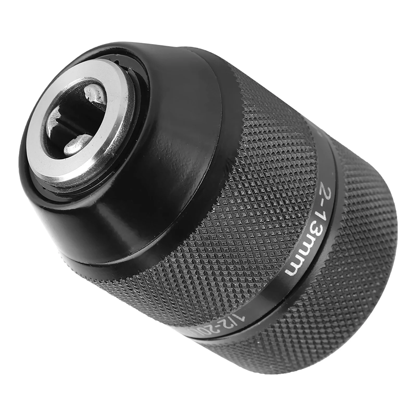 Electric Metal Drill Chuck, 1/2 Mount, Auto Locking, Keyless, 3/8 "Thread, 13mm