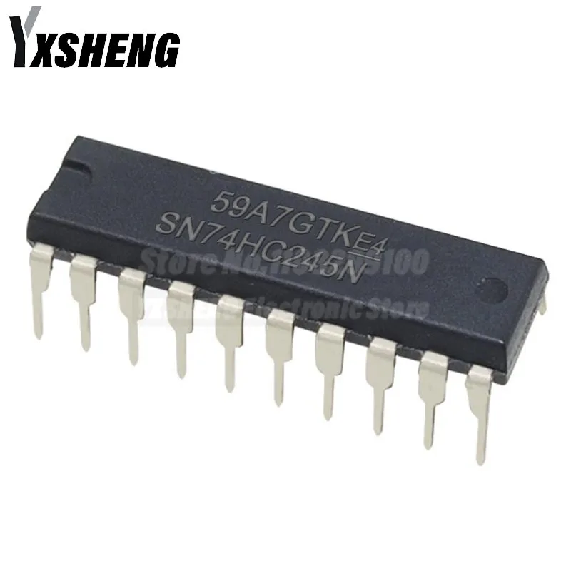 10PCS SN74HC245N DIP-20 SN74HC245 DIP 74HC245N 74HC245 DIP20 Chipset