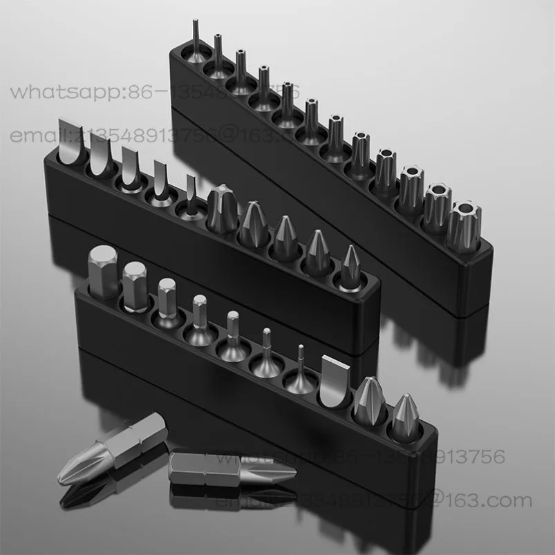 Short batch head set Electric screwdriver head Plum blossom inner hexagon electric hand drill cross batch head