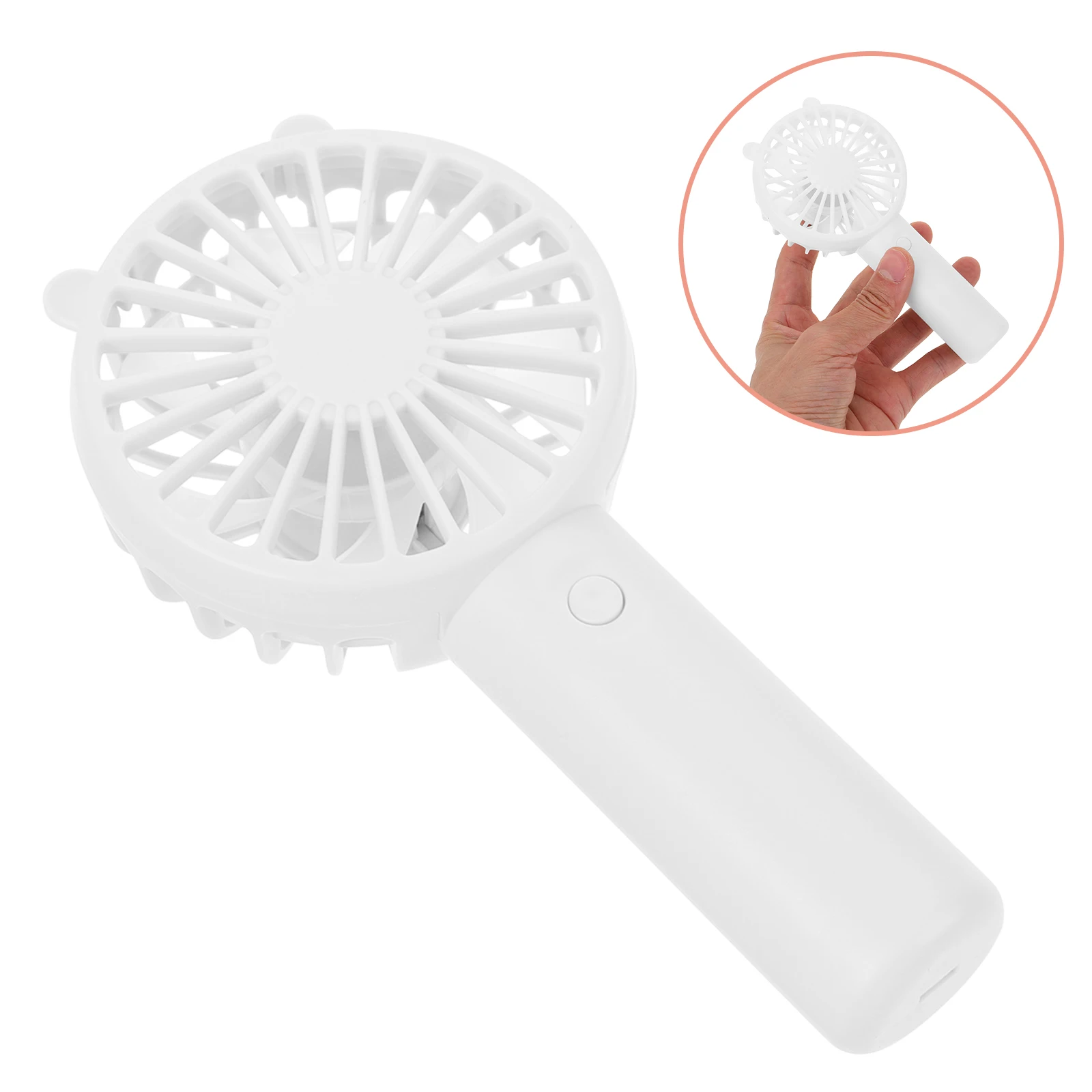 Portable Mini Rechargeable Usb Handheld Summer With Digital Display Silent Operation Long Life Travel Outdoor Indoor Use