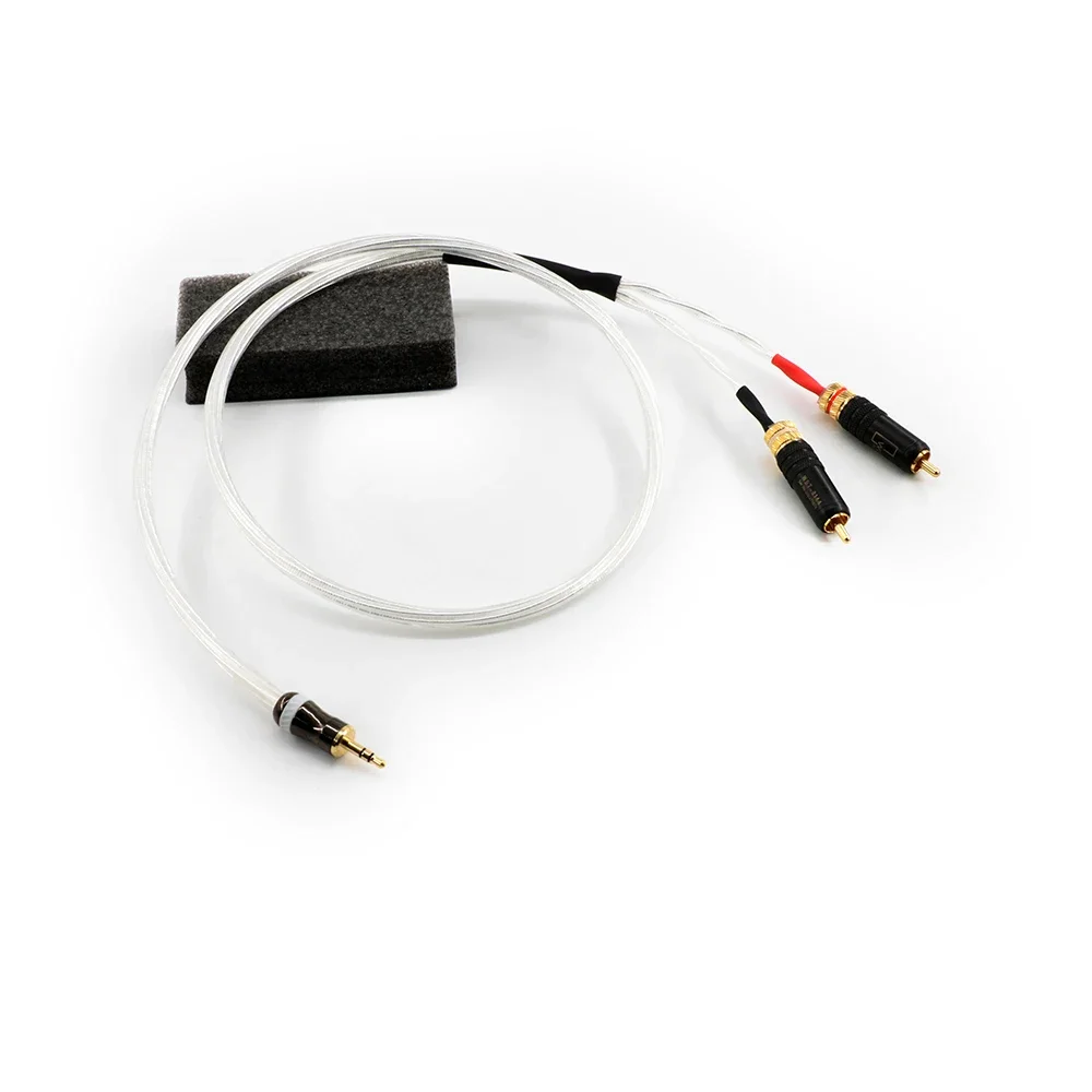 HIFI Nordost Odin audiofilski srebrny wtyczka słuchawkowa aux 3,5 mm do gniazda 2rca Linia sygnału audio Kabel do komputera i audio