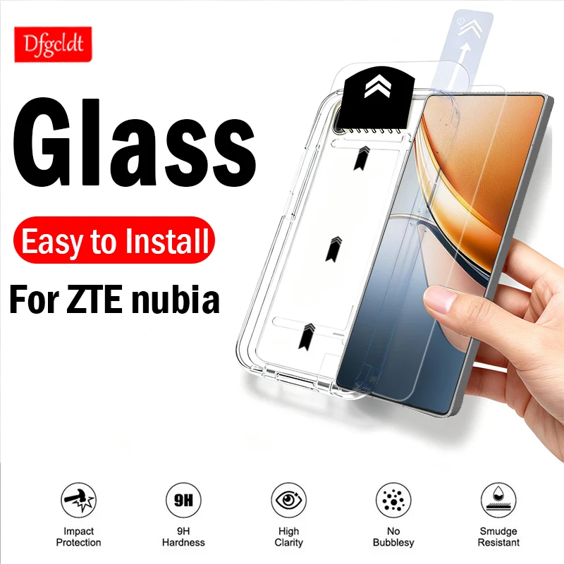

Защитная пленка из закаленного стекла с автоматической установкой для ZTE nubia Z80 Z70 Z70S Z60 Z50 Ultra Leading HD Защитная пленка