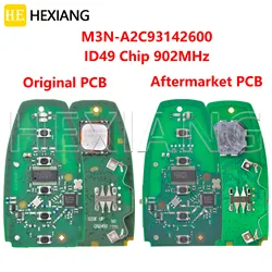 HE 902MHz Oryginalny/popotranitarny kluczyk samochodowy PCB ID49 Chip PC64-R8166 M3N-A2C93142600 Dla Ford Mustang Fusion Edge Explorer Mondeo