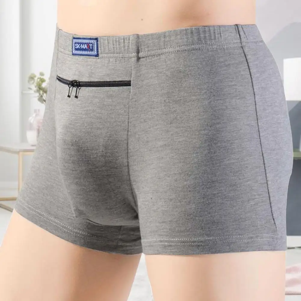 High Elasticity Men Boxers Men Boxer Briefs High Elasticity Men's Boxers Seamless Breathable Quick Dry Underwear with Soft - Image 3