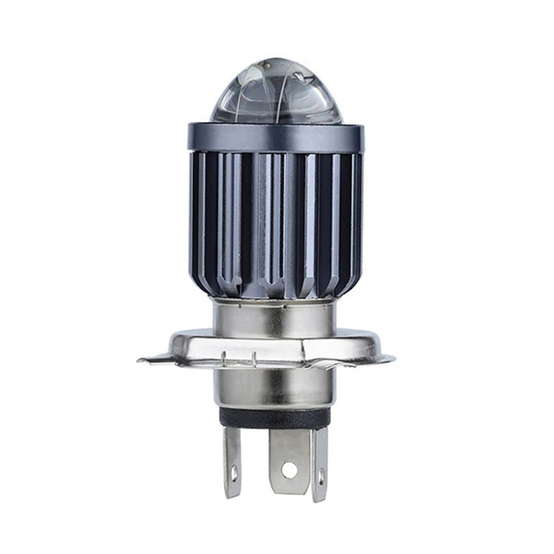 Motorcycle Headlight H4 BA20D LED MOTO Fisheye Lens P15D-25-1 White Yellow Bulb 9-85V 15W Fog Lamp For Motorbike Electric Light image 2