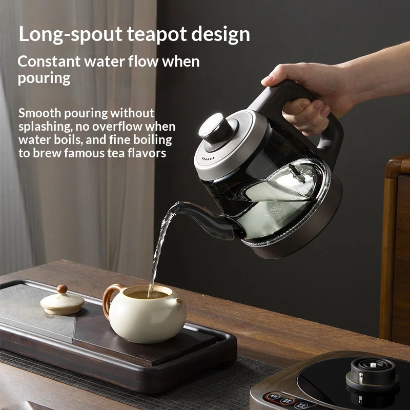 Electric Titanium Alloy Tea Maker & Kettle For Home Office Commercial Use With Automatic Water Filling And Steaming Function