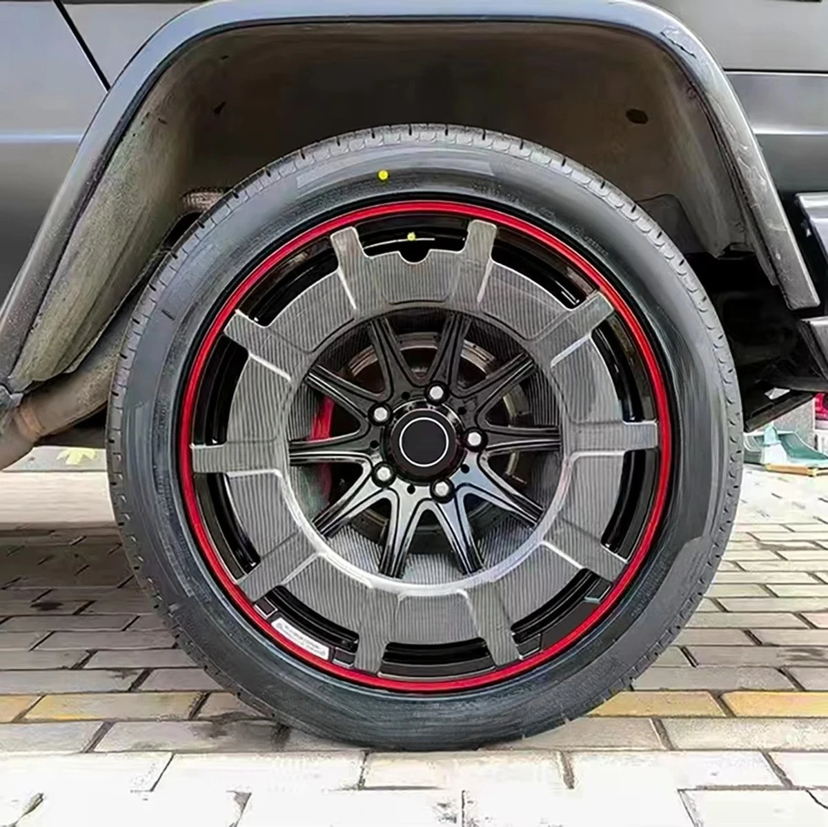 

Carbon Fiber G63 Forged Wheel Hub Combination Aluminum Alloy 21, 22, 23, 24 Pulgadas 5x130 Spoke Design Painted Aftermarket