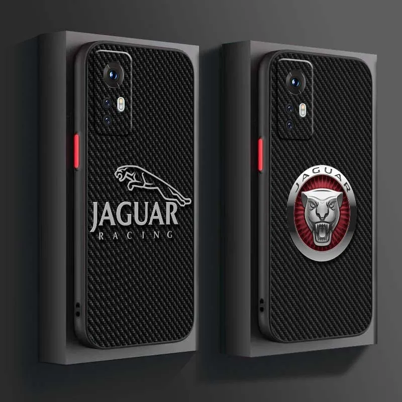 J-Jaguar Car Popular Art Cool For Xiaomi 14T 13T 13 12T 12 12S 11T 11 11i 10 10T Ultra Pro Lite Frosted Translucent Phone Case