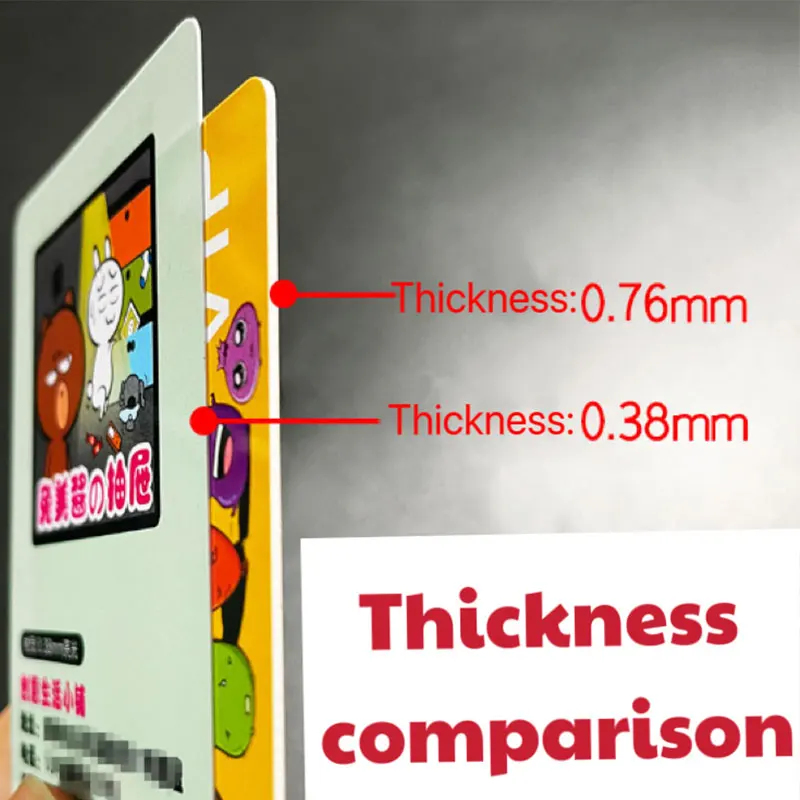 Biglietti da visita personalizzati in PVC Carte impermeabili in plastica Design personalizzato Angoli rotondi Biglietti da visita in PVC satinato opaco lucido