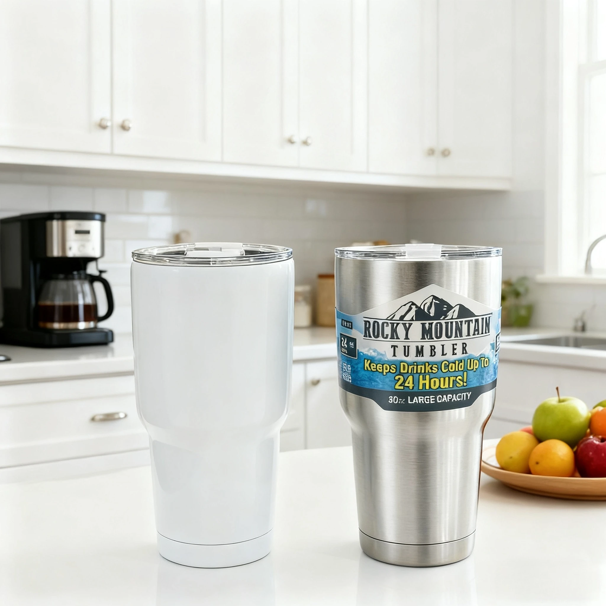 موضة جديدة زجاجة حرارية 30 أوقية كوب سيارة الترمس الفولاذ المقاوم للصدأ القهوة البيرة أكواب عصير ترمس المياه للرجال زجاجة ماء رياضية