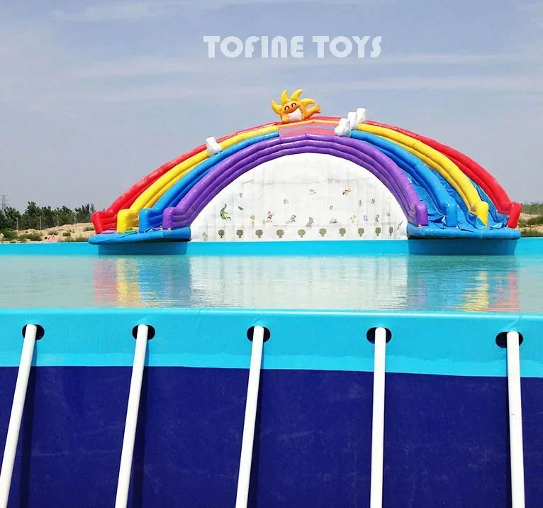 Customized Large Size Outdoor Above Ground Large Steel Frame Swimming Pool