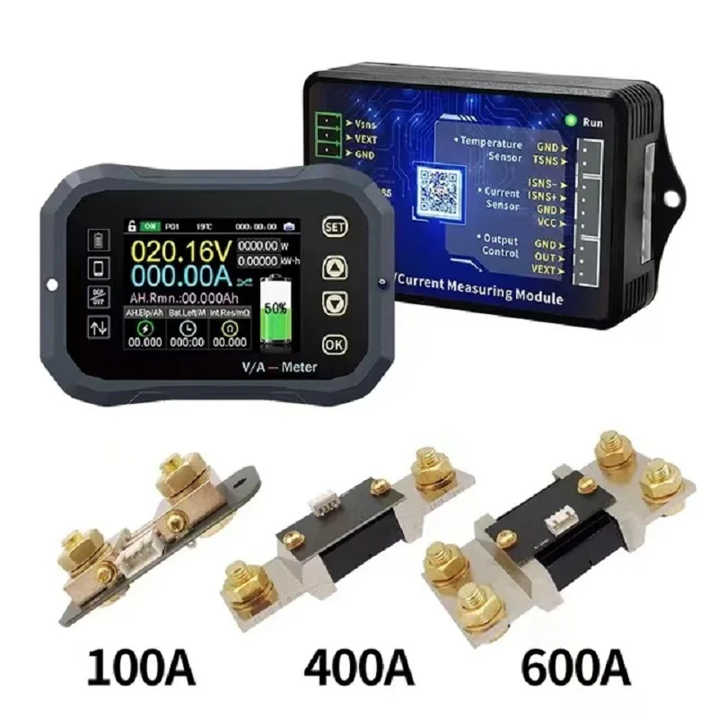 KG160F KG140F KG110F Coulomb Counter Battery Capacity Detector Lithium Iron Phosphate Lithium Voltage Current Power Meter