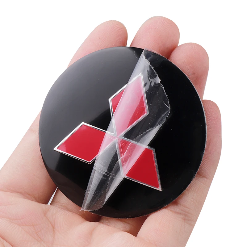 4pcs 56/60mm Auto Rad Mittel naben kappen Logo Abdeckung Autozubehör für Mitsubishi Rallye Lancer Outlander Wettbewerb Galant