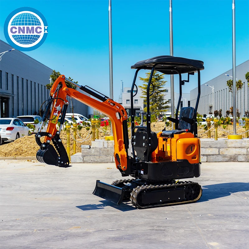 Miniescavadeira Kubota 1,5 T Fácil de operar Compacto Multifuncional Portátil Fabricado na China Crawler de jardim agrícola de alto desempenho