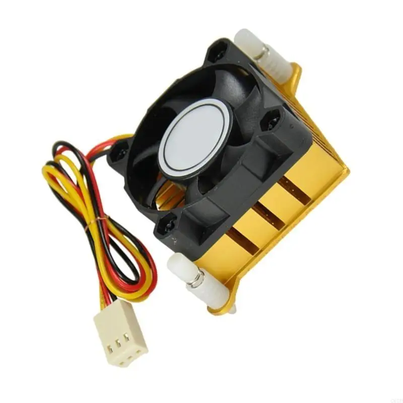G6DD Gold Aluminium Rainkink DC5V 12V 40mm 40x40x10mm fan for activities northbridge phickes boad actices