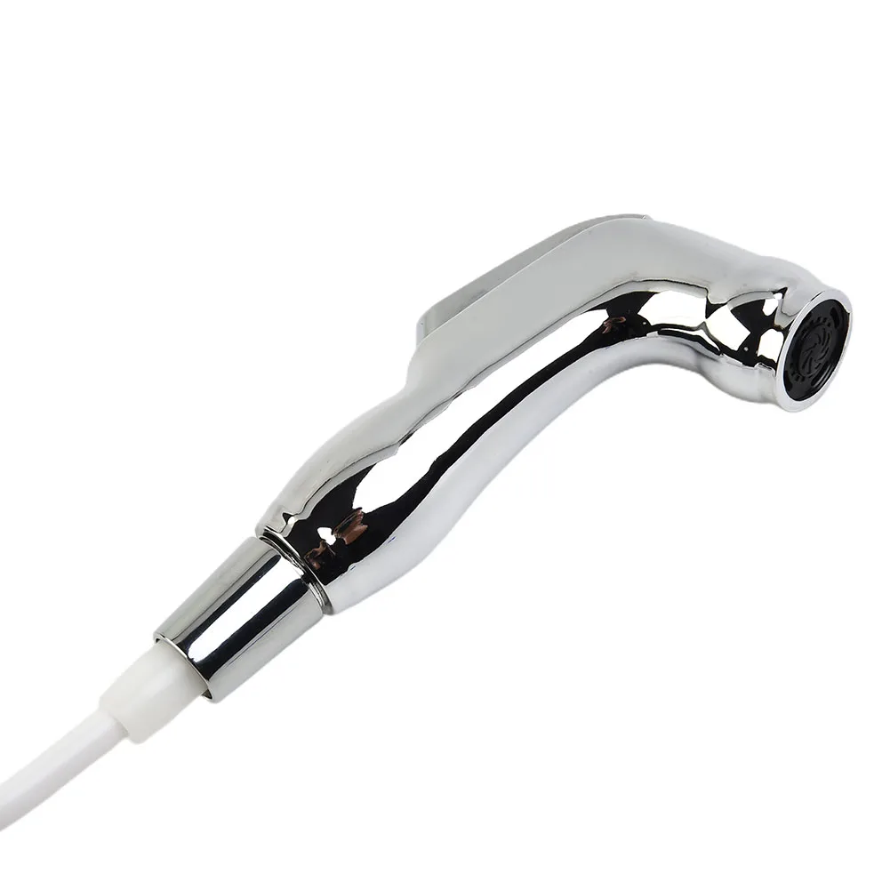 

Насадки для душа Спрей для биде Ванная комната Набор для распыления душа Ручная гигиеническая насадка для душа из ПУ/АБС-пластика Биде Серебристый