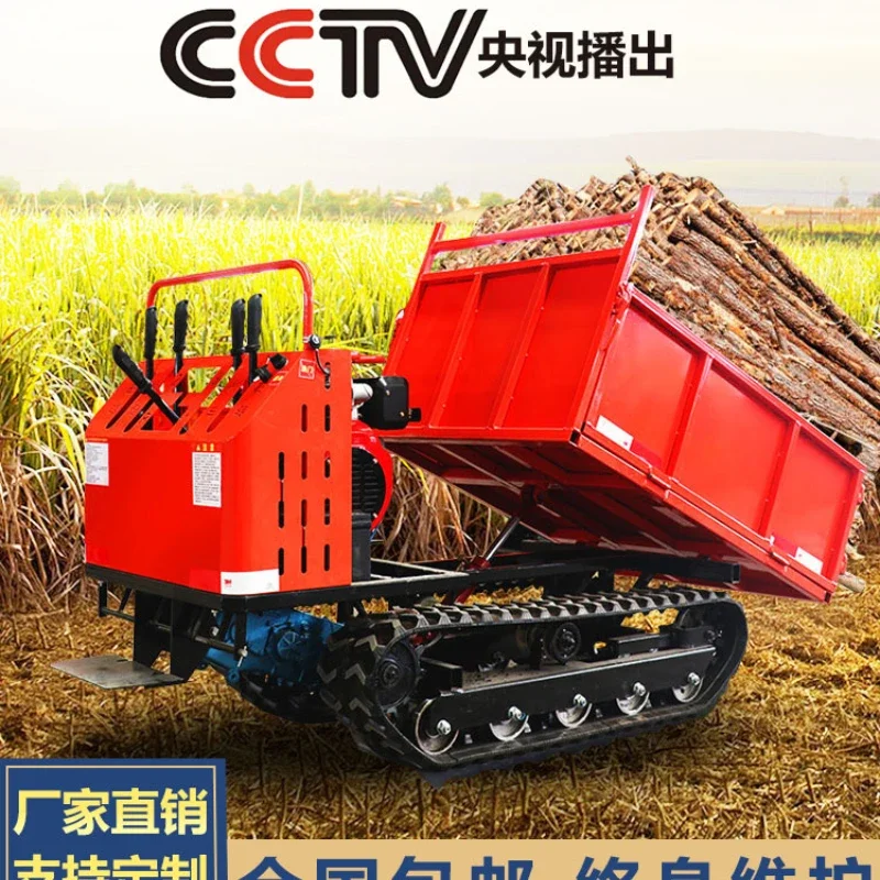 Creeper crawler transporter agricultural all-terrain small engineering dump mountain truck tractor