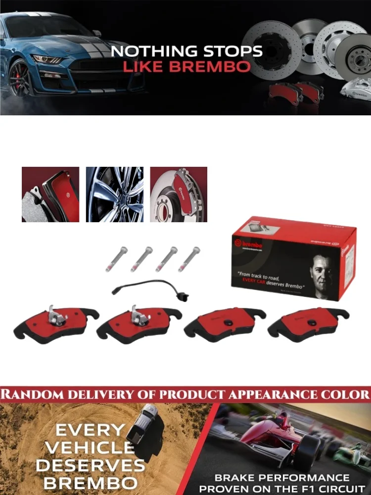 Brembo P85145n Premium Ceramic Front Disc Brake Pad Set Fit For Audi/Audi (Faw) Oe# 4G0698151aa