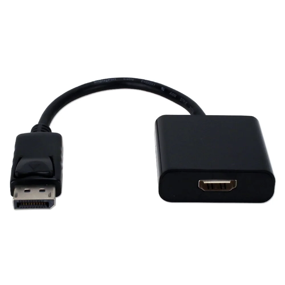 Display Port to HDMI Adapter 1920x1200 Resolution Audio Support DP Male to HDMI Female Connector Digital A/V Converter
