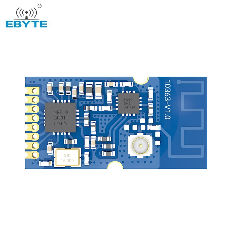 

E01-ML01SP2 nRF24L01P PA LAN 2.4GHz 20dBm DIY Mini CDEBYTE PCB Antenna IPEX nRF24L01 100mW SPI IoT Wireless Transceiver Module