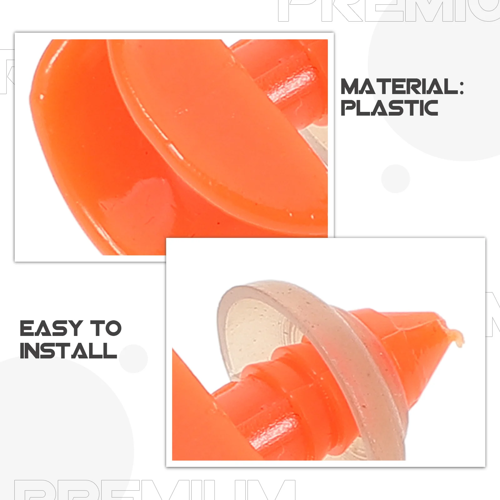 50 قطعة اكسسوارات بطة DIY بها بنفسك أجزاء فم البطة البلاستيكية الخيوط تصميم إدراج مستقرة الحرفية DIY بها بنفسك الفم ديكور إدراج