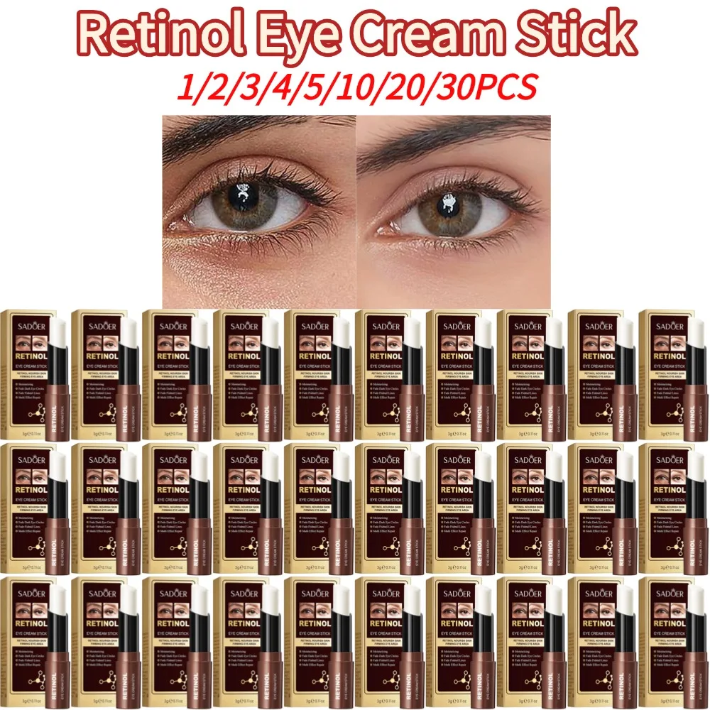 Retinol Eye Cream Stick Anti Dark Circles Under the Eyes Moisturizing Tightens The Eyes Eye Cream Korean Eye Care Products