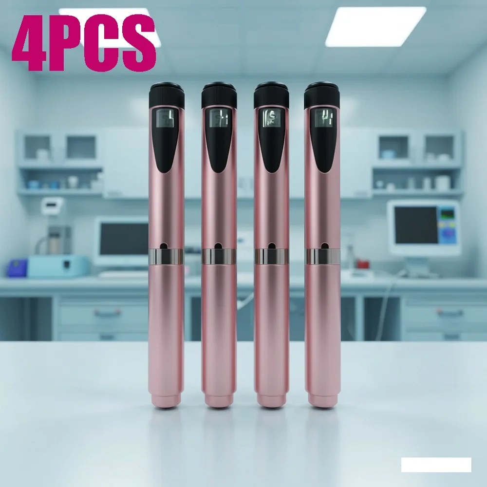 4pcs-pink-magic-pen-facial-wrinkle-remover-pen-sterile-cartridge-bottle-consumables-anti-wrinkle-beauty-instrument