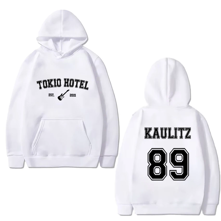 Hot sale Rock Band Tokio Hotel Hoodie Kaulitz printed streetwear Men Women vintage Y2k Sweatshirt Unisex Fleece Long sleeve Tops