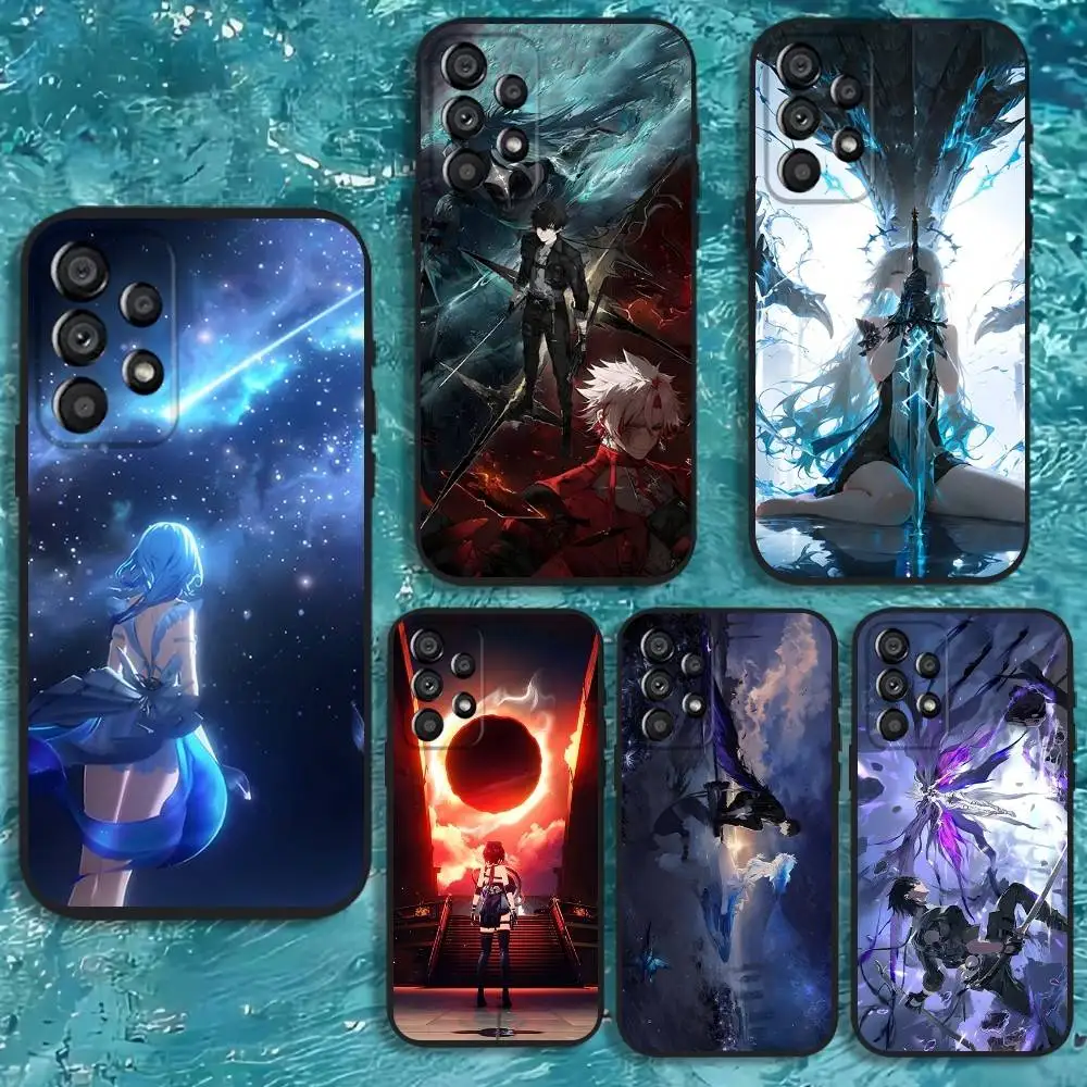 

Wuthering Waves new Game Phone Case For Samsung Galaxy A20,A21s,A22,A31,A32,A52,A53,A72,73,A80 Soft Black Cover