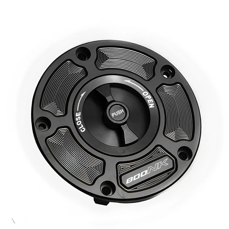 For CFMOTO 800NK NK800 Motorcycle CNC Fuel Gas Tank Cap Cover Aluminum Keyless Rear Passenger Armrest OF Fuel Tank Armrest