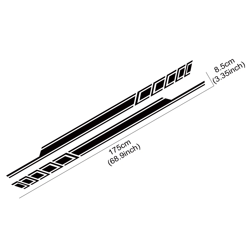 Car Sticker For Nissan LEAF Door Side Wrap Decals Kit Waterproof Wrap Vinyl Film PVC Decals Car Accessories Decoration Exterior