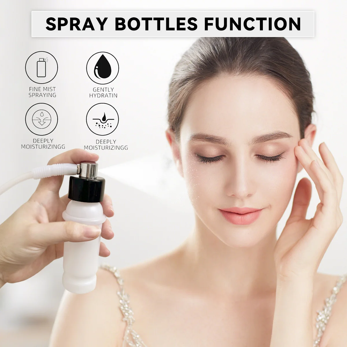 Diamond Microdermabrasion Machine Home Facial Professional Exfoliation Hydration Multifunctional Deep Cleansing Beauty Device