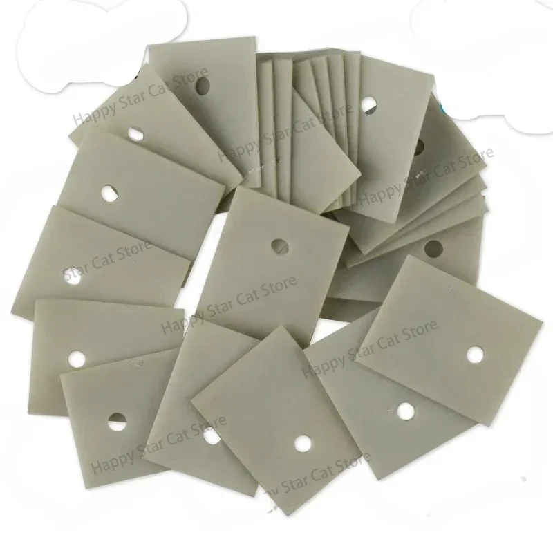 10pcs Aluminium Nitride Ceramic Substrate Thermal Conductive Insulating Ceramic Aluminium Nitride