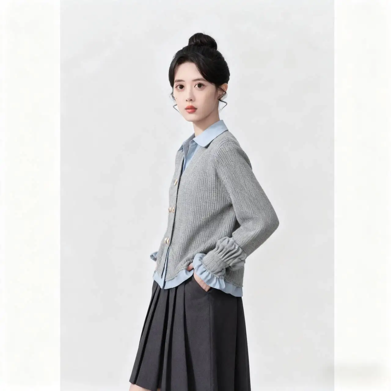 

Свитера Джемперы Кардиганы Женские Хэллоуин Матовая вязка на пуговицах Оверсайз Зимние Утягивающие Удобные Уютные Теплые Массивные Сексуальные