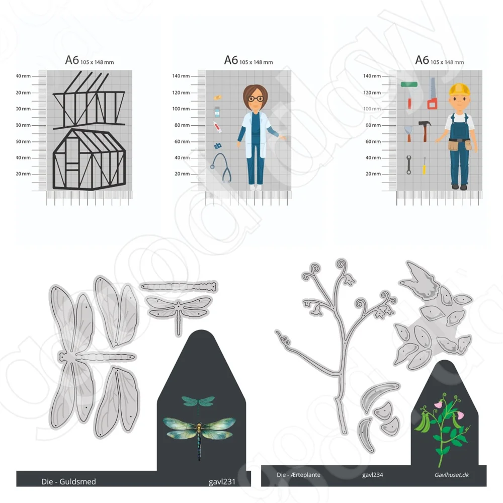 

Hardworking Nurse Crafter Metal Cutting Dies DIY Embossing Crafts Scrapbook Calendar Decorative Handmade Greeting Cards
