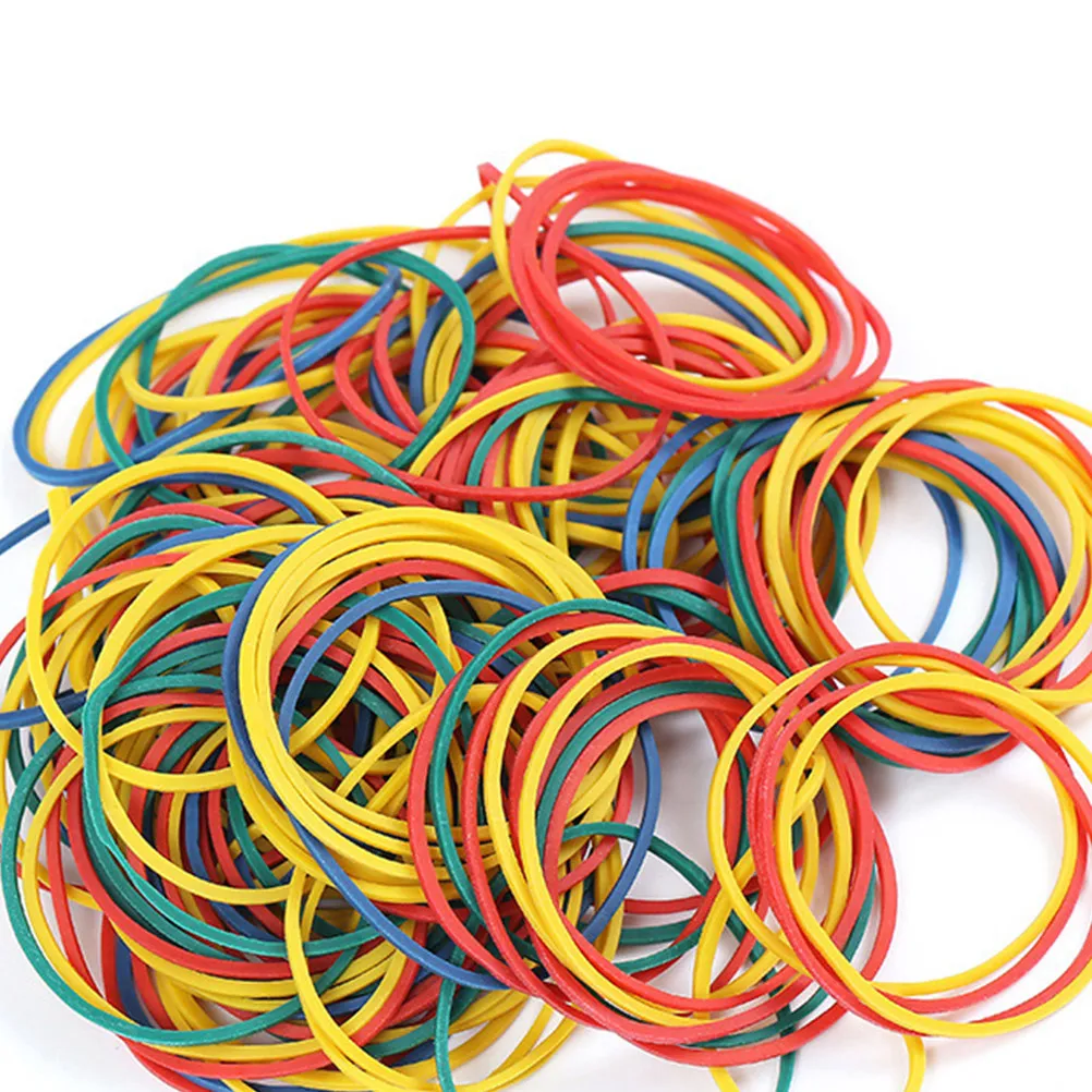 

Набор цветных резинок из натурального каучука, прочные, утолщенные, для офиса, дома, школы, организации быта