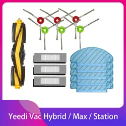 For Yeedi Vac Hybrid / Max / Station Robotic Vacuum Roller Side Brush Hepa Filter Mop Rag Cloth Replacement For Cleaner Spare