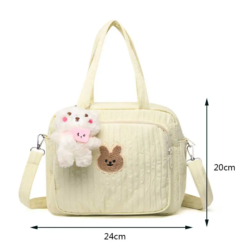 

Многофункциональная сумка для беременных с подвеской, портативная, милая, с мультяшным рисунком, большая вместимость, нейлоновый органайзер, дорожная сумка