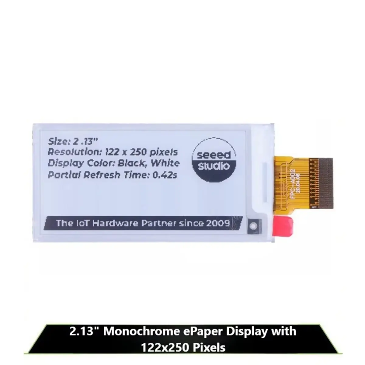 Display EInk EPaper da 2,13 pollici Modulo schermo monocromatico E-Ink 122x250 Pixel Supporto interfaccia SPI XIAO STM32