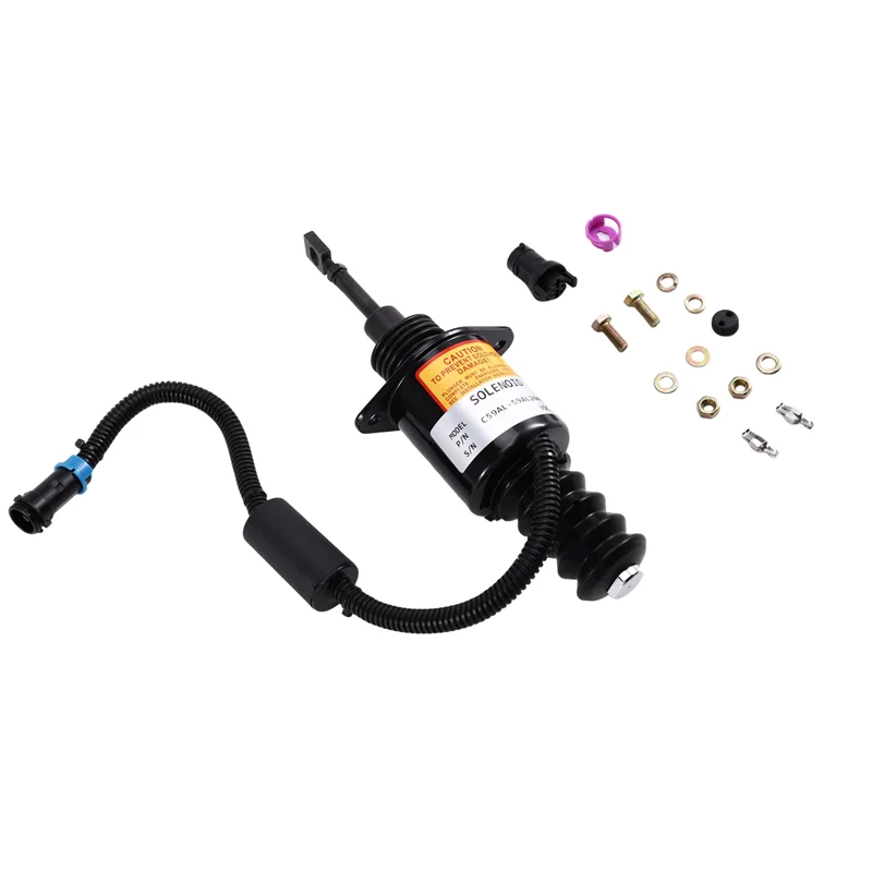 

Flameout Solenoid Valve Switch C59AL-59AL204+ B 24V For Shantui SD Doze, Shangchai Diesel C6121