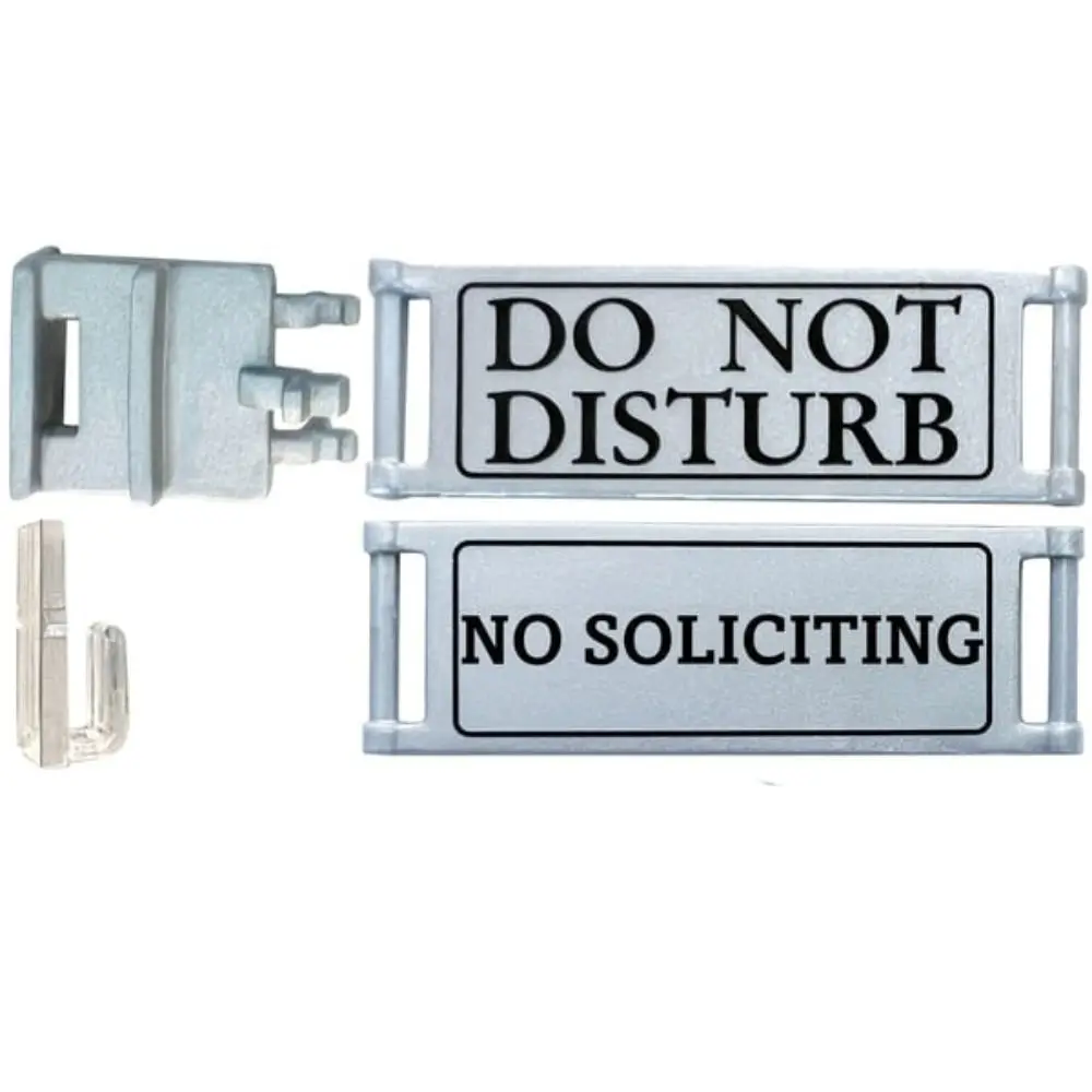 New Design Do Not Disturb Door Lock Warning Sign Plastic Creative Dual Purpose Sign Door Sign